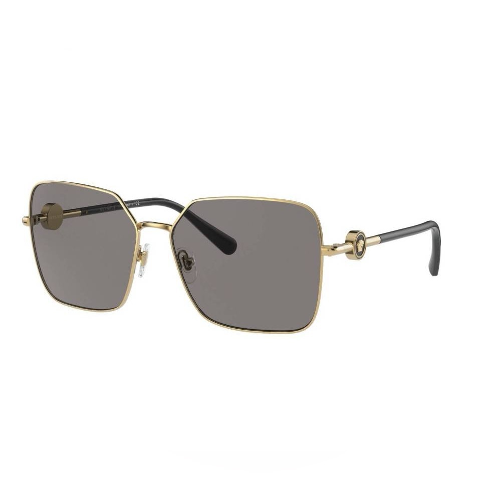VERSACE VE2227 100287 Gold Square Women's 59 mm Sunglasses